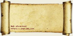 Janoš Krstić vizit kartica